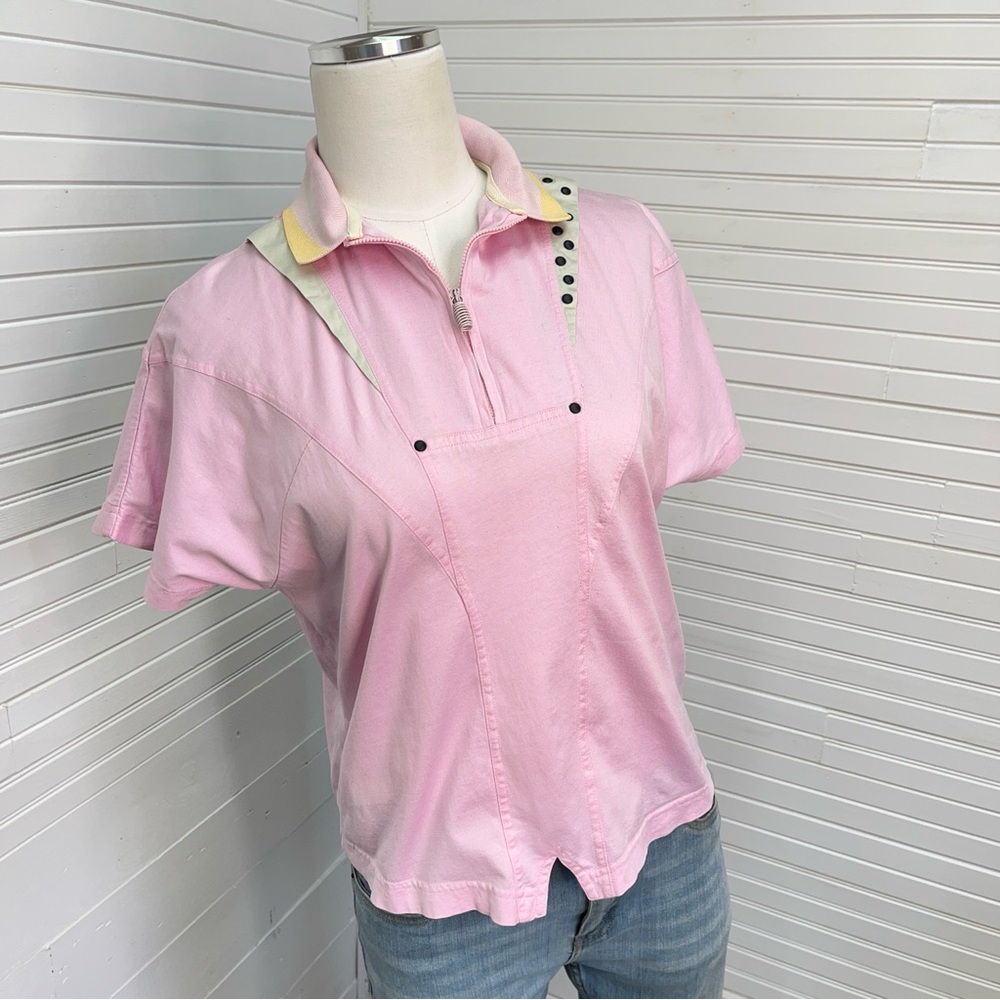 *Vintage* Jamie Sadock Pink Golf Shirt